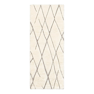 Tureka Hand-Knotted Wool Geometric Area Rug 