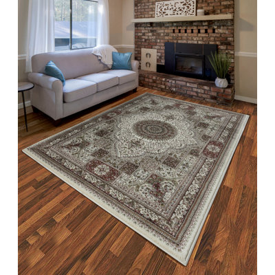 Tapis crème / brun Devansh