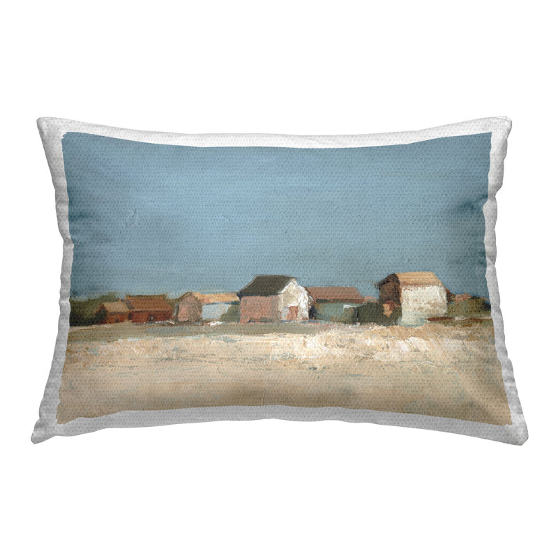 Coussin d'extérieur Neighbouring in Distance par Ethan Harper