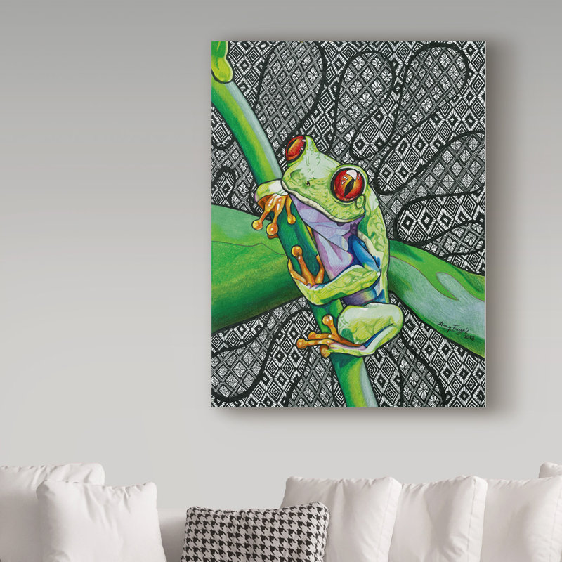Nonette «Freddie The Frog», impression sur toile tendue, H 19 po x l 14 po x P 2 po