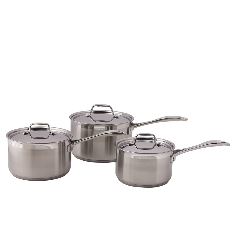 Stainless Steel (18/10) Saucepan Set
