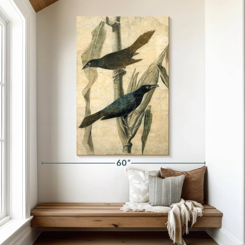 Brampt Purple Grackle, 51" H x 34" W