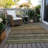 Machine Washable Indoor/Outdoor Claudian ACN1639 Brown Rug-104235960