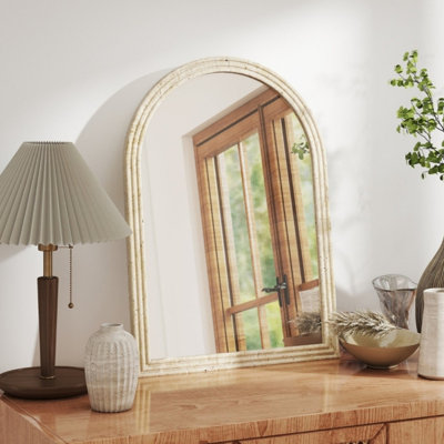 Glass Rectangle Wall Makeup / Shaving Mirror
