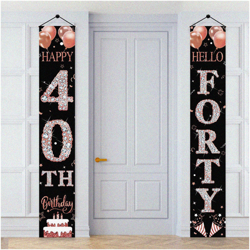 Sweet 16 Glittery Black Celebration Kit