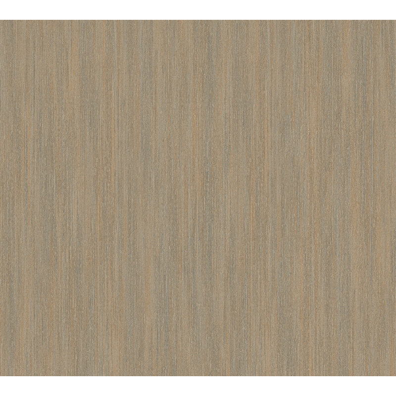 Farrar 10.05m x 53cm Textured Wallpaper Roll, Brown and metallic