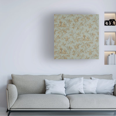 Marcus Jules Vintage Pattern - Boys Botanical  Canvas Art