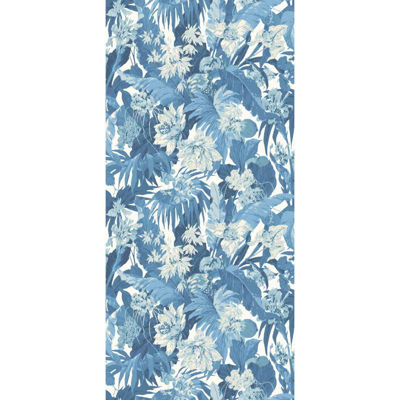 Originals Floral Non-Woven Roll, Blue