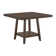 Winston Porter Poling Square Counter Table with Lazy Susan in Brown