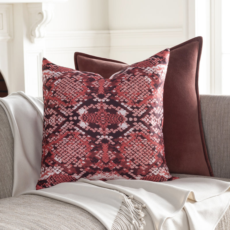 Coussin décoratif, 18 po x 18 po, Rembourrage du duvet