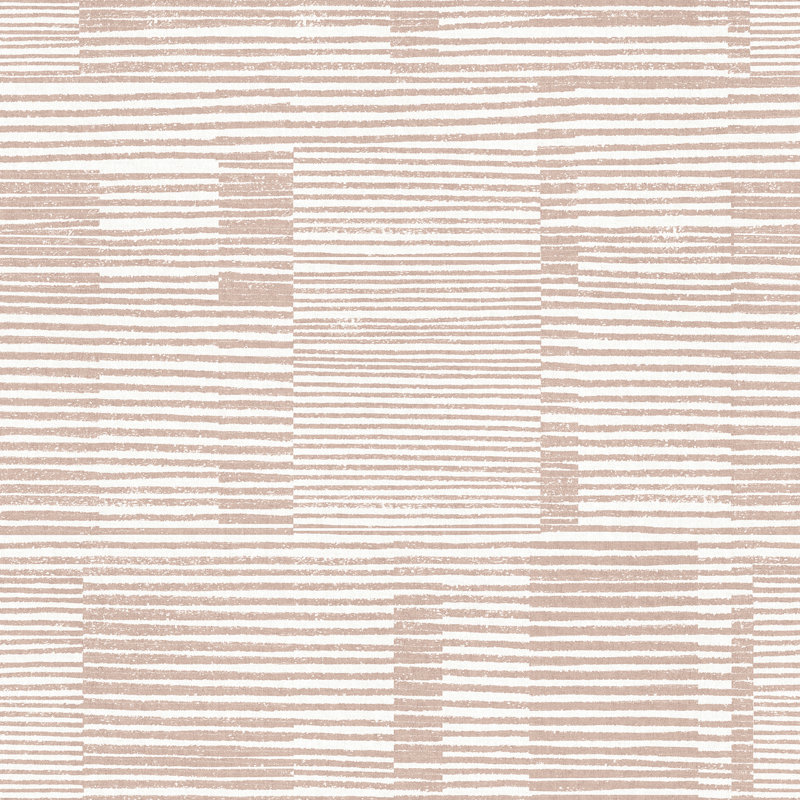 Striped Wallpaper Double Roll, Pink