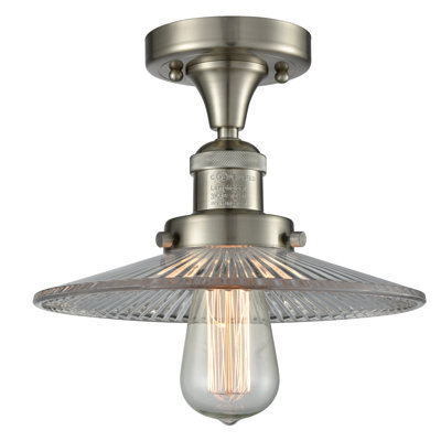 Mangan Glass Semi Flush Mount