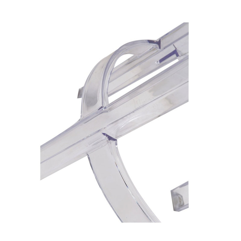 Tabouret transparent (ensemble de 2), Tabouret de comptoir (assise de 26 po de hauteur)