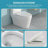 Dual Flush One Piece Toilet, 12" Rough-In, 1.24/1.6 GPF Tornado Flush, Soft Closing Quick-Release PP Seat, MAP 800g, Skirted Design, High-Fired Ceramic (1380°C)