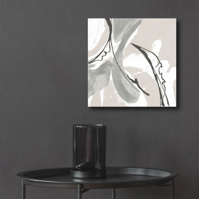 Art mural en verre Wrought Studio ™ «Touch Of Grey 6» par Chris Paschke