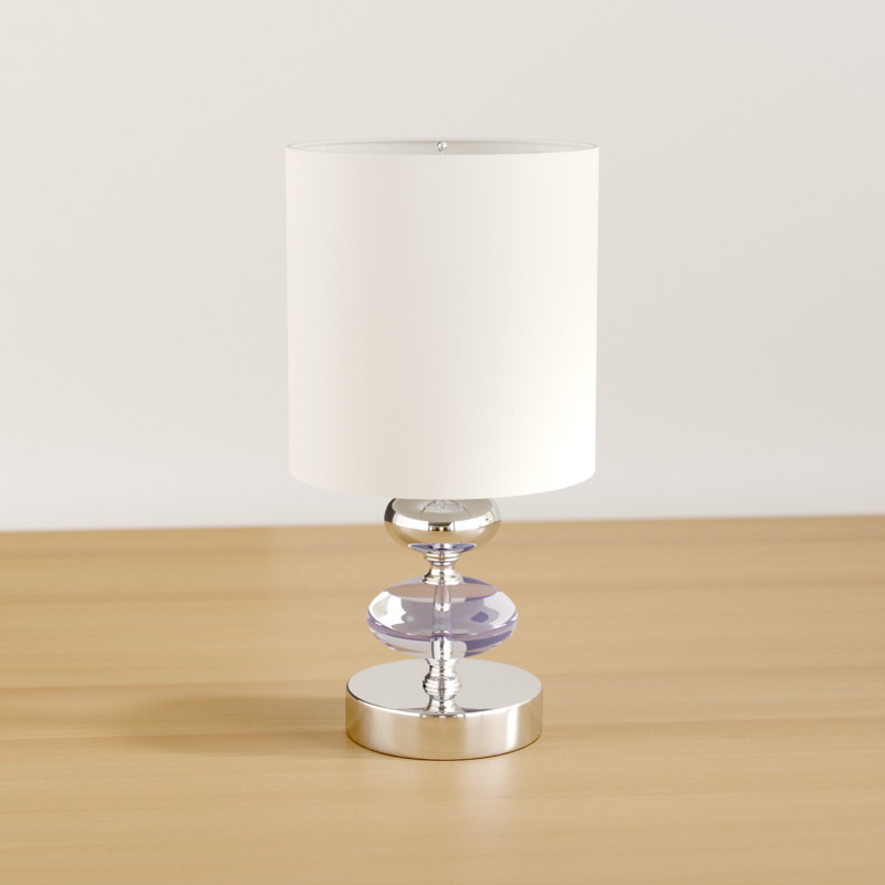 Loni Metal Table Lamp, White