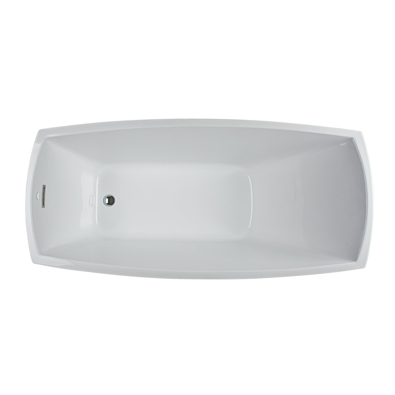 Stella® 67" x 31" Freestanding Soaking Bathtub