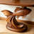 Medieval style solid wood console table.-1257734391