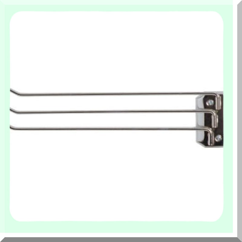 ChromeFlex Swing Arm Kitchen Towel Rack