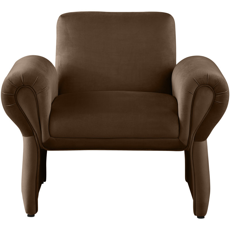 Fleurette 36.5 Wide, Brown Velvet