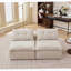 Versatile Modular Sofa With Soft Fabric And Multiple Pillows For Relaxation-208203383