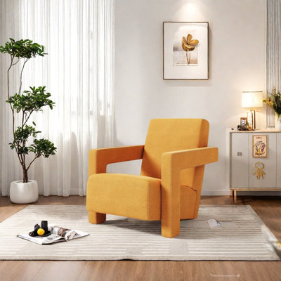Fauteuil confortable en tissu doux et respirant