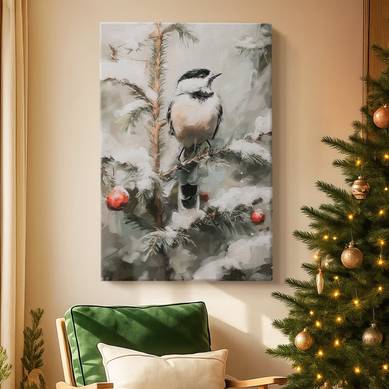Toile tendue craie midwinter, H 18 po x l 12 po