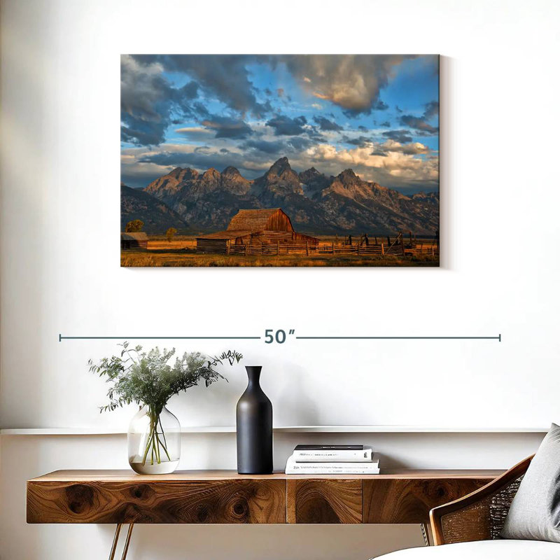 Rustic Wyoming, 24" H x 36" W