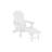Outdoor Lounge Chair, Adirondack Chair With Built-In Cup Holder-2102967563