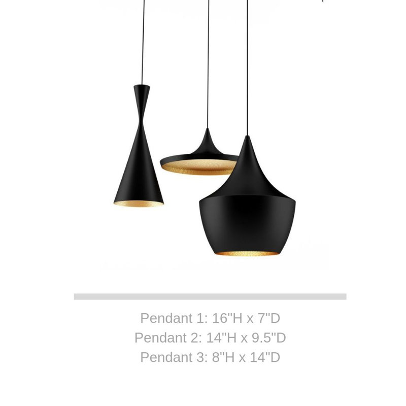 Miesville 3-Light Geometric Cluster Pendant – Modern Ceiling Light Fixture for Dining Room, Kitchen, or Living Room