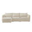 Canapé modulaire incurvé en chenille de 119 po avec méridienne-1868381499-1868381492