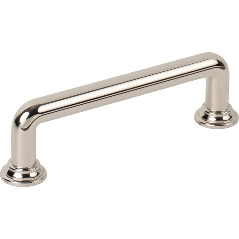 Davis Bar Pull, 3 39/50", Polished Nickel