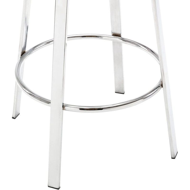 Ensemble de 4 tabourets de bar pivotants réglables, tabourets de comptoir industriels en métal avec repose-pieds, chaises de bar pour îlot de cuisine, bar personnel, pub