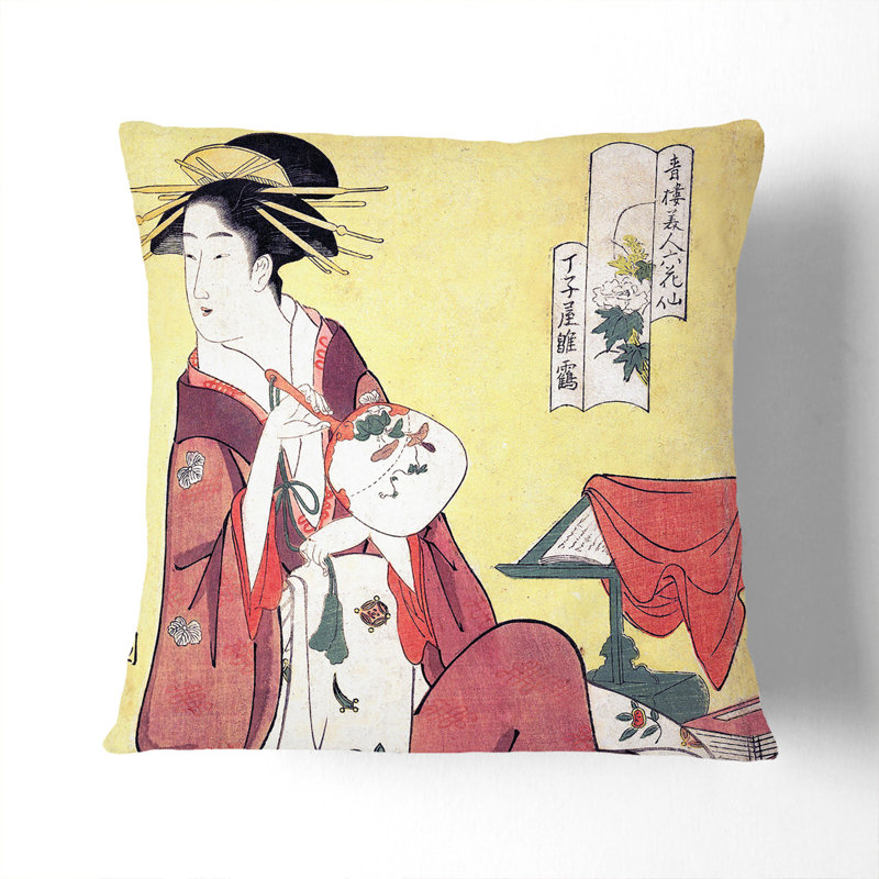 Square Throw Cushion, 55cm H x 55cm W x 20cm D, Stone