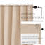 Rideau de douche simple 100% coton Holms