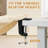 Cat Desk Bed,  Cat Hammock Bed With Soft Plush And Iron Frame, Cat Furniture With 360° Rotation And Height-adjustable Clamp, Beige