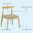 Norwood Upholstered Solid Rubberwood Dining Side Chair-718060734-718060735