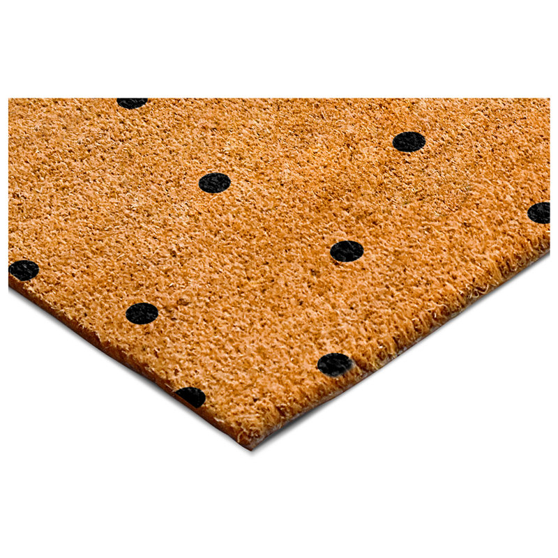 Non-Slip Doormat, 24" W x 36" L, Black
