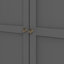 Woodburn 3 Door Manufactured Wood Wardrobe-38263628