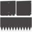 103 cm W Steel Lawn Edging Fencing-132895667-132895669