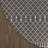  Positano 5' x Round Black Modern Rug-468786573-468786579