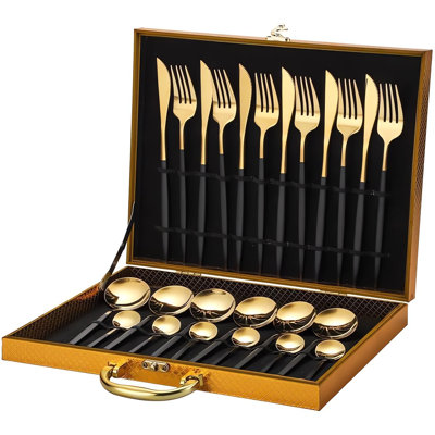 House Of Hampton® Jeenat Stainless Steel Flatware Set - Service for 6