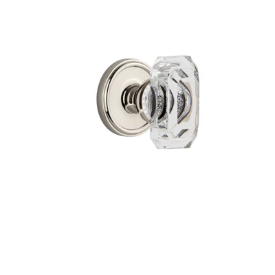 Bouton de porte Grandette Georgetown Rosette Passage avec baguette en cristal