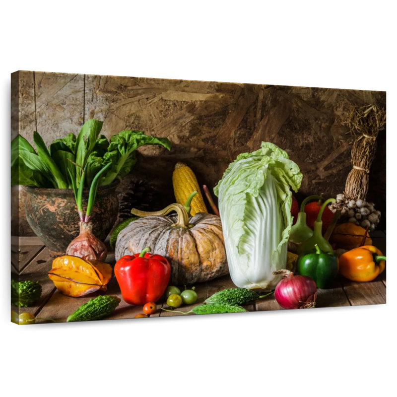 Yarlin Vegetables, 34" H x 51" W