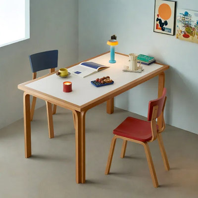 Modern minimalism rectangular dining table