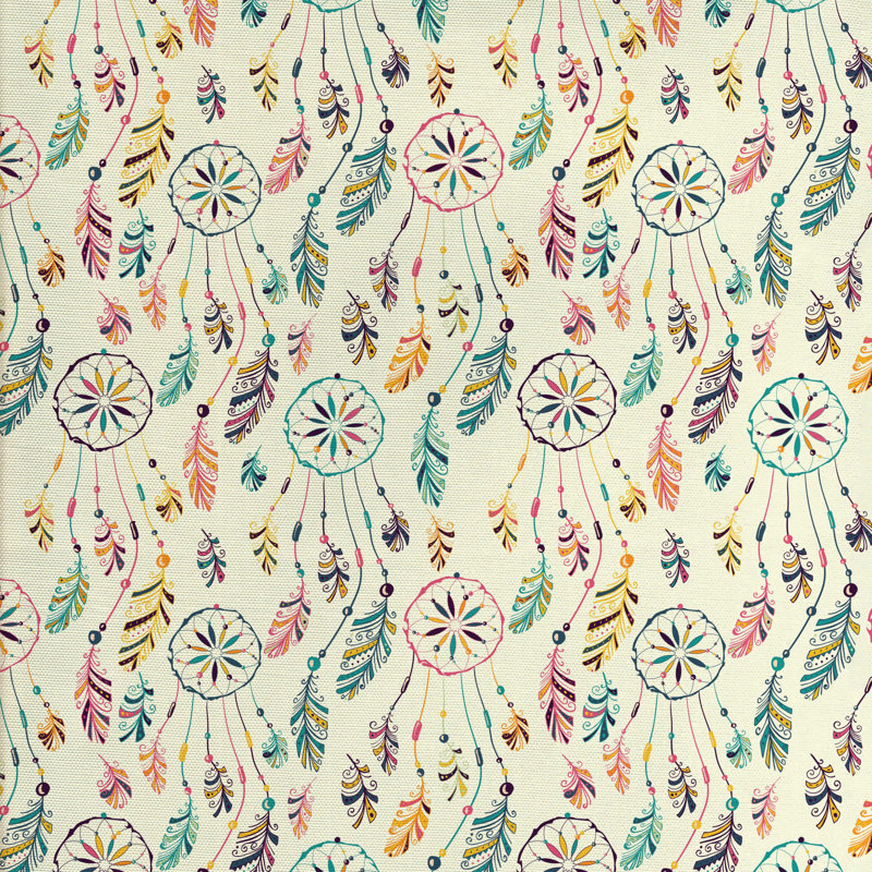 Tissu de plumes, l 58 po x L 108 po