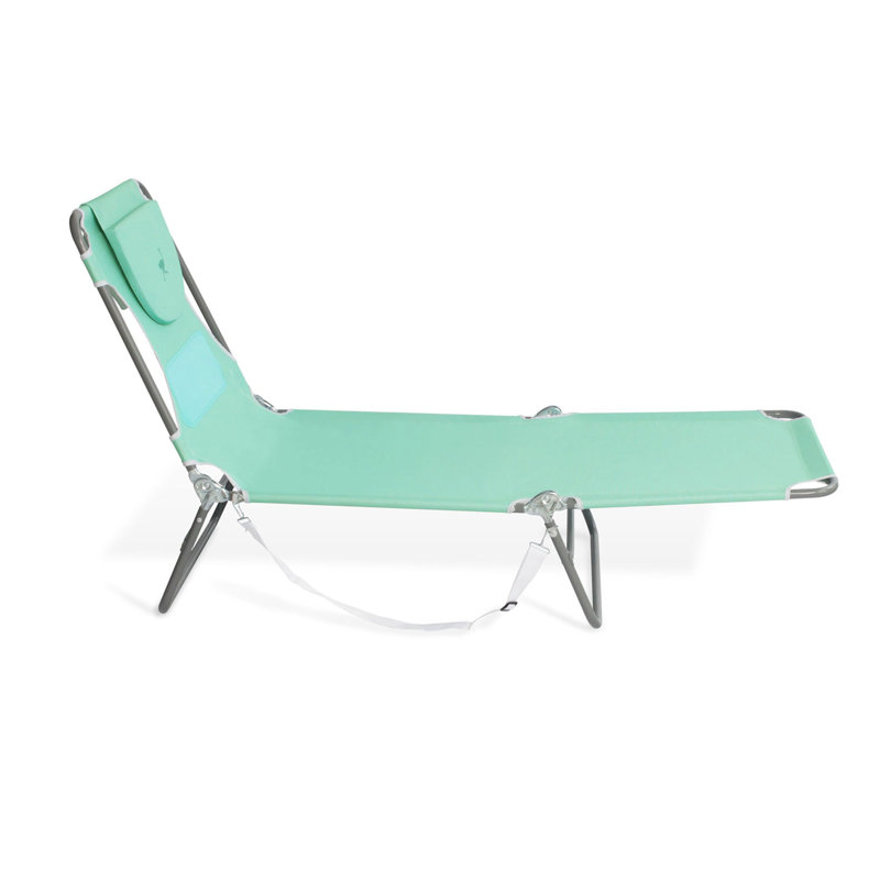 Outdoor Rust-Resistant Metal Chaise Lounge