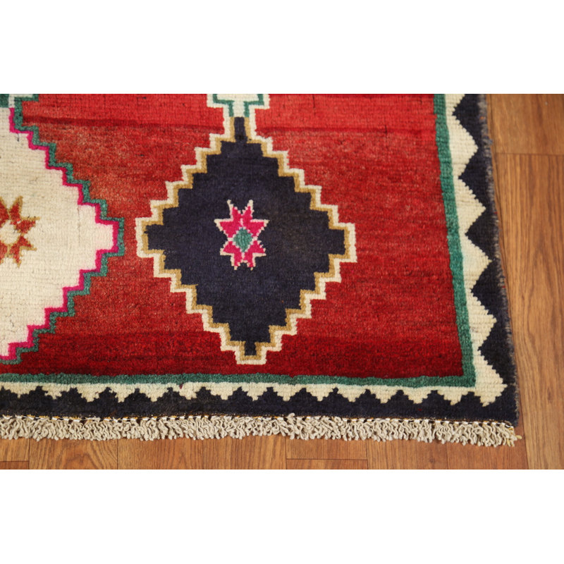 Tapis à motif géométrique Gabbeh