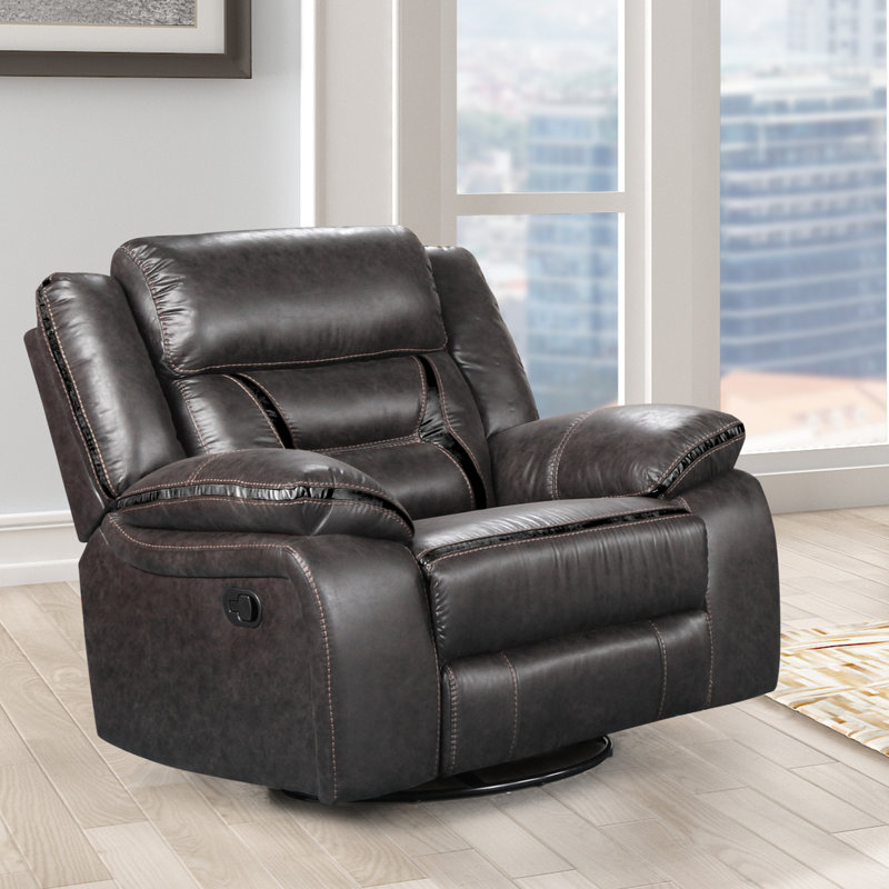 Fauteuil inclinable manuel Wallart, gris
