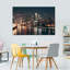 Philadelphia Night Skyline sur impression sur toile-313808899